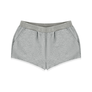 Women's Retro Contrast Trim Athletic Shorts – High-Waisted Activewear Shorts