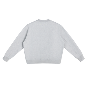 Fleece Side Slit Crewneck Sweatshirt
