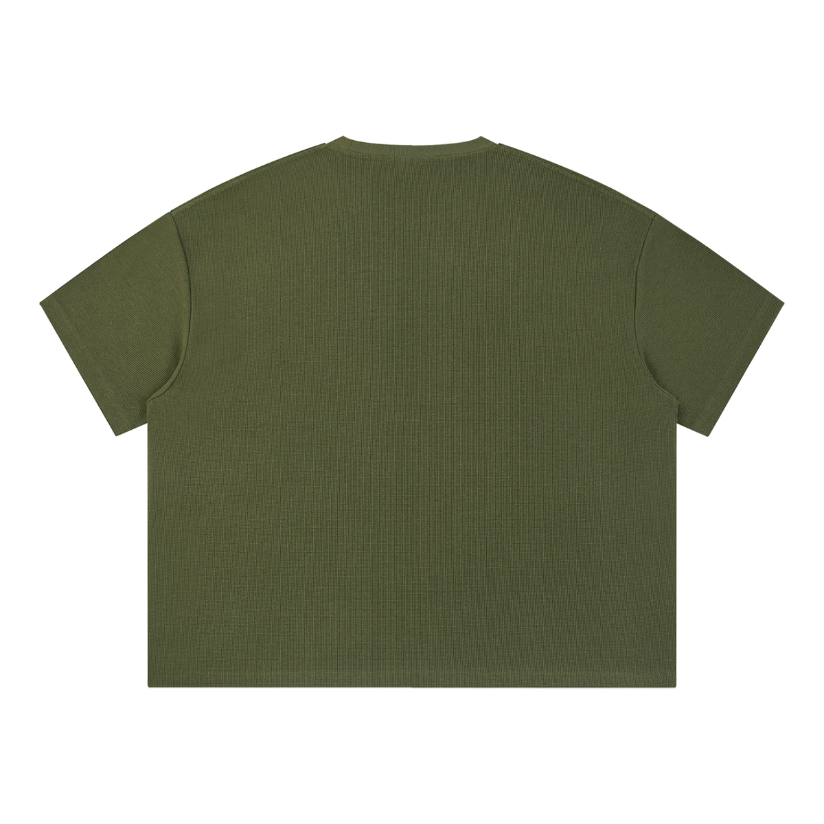 Unisex Waffle Boxy T-Shirt – Oversized Textured Streetwear Tee