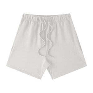 Unisex Earth Tone Loose Fit Cotton Shorts