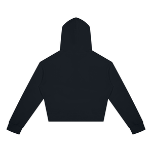 Women's Crop Full Zip Hoodie