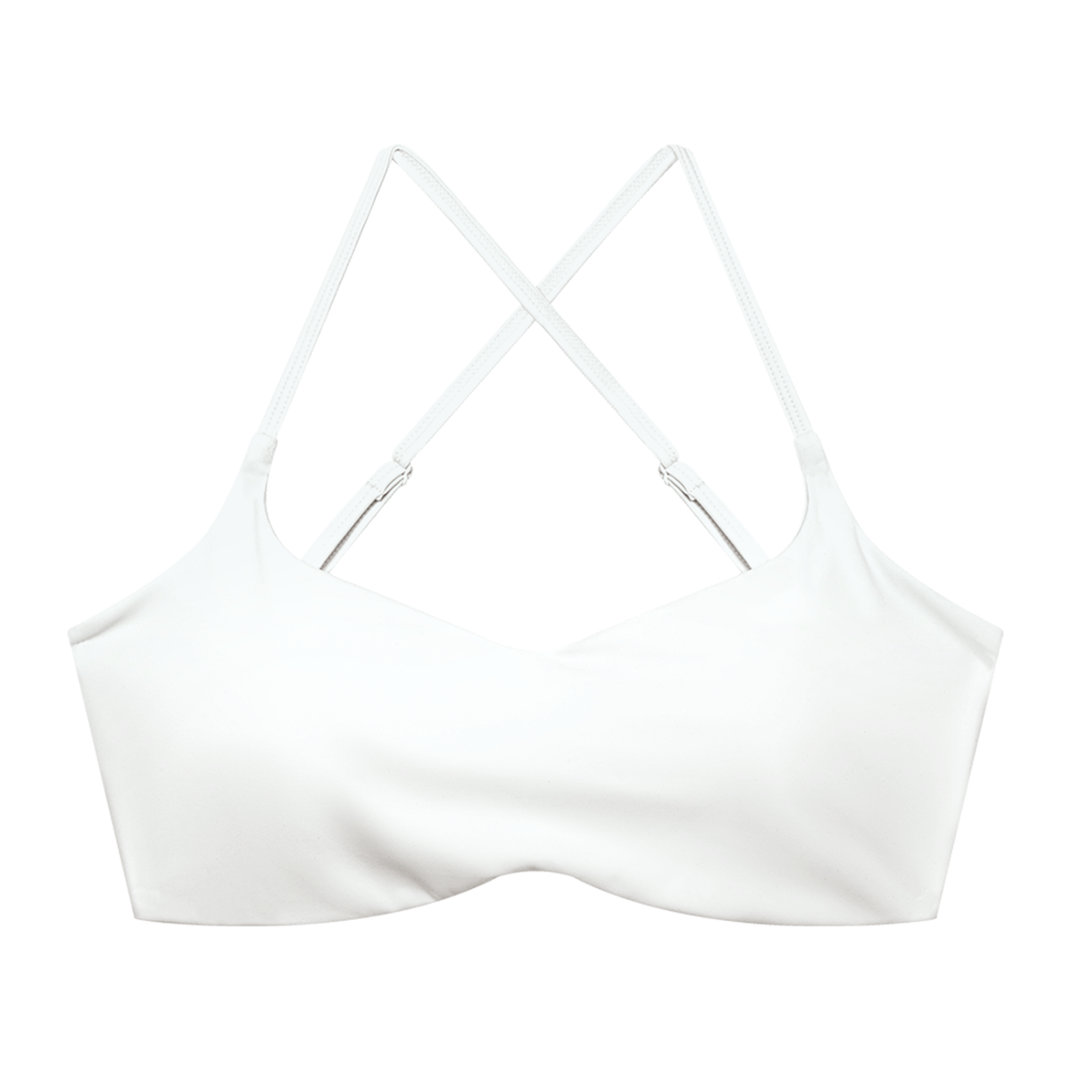 Women's Cropped Sports Bra – High Support Seamless Workout & Yoga Bra