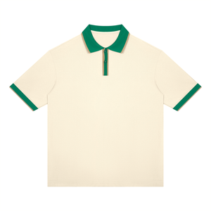 Unisex Color Block Polo Shirt