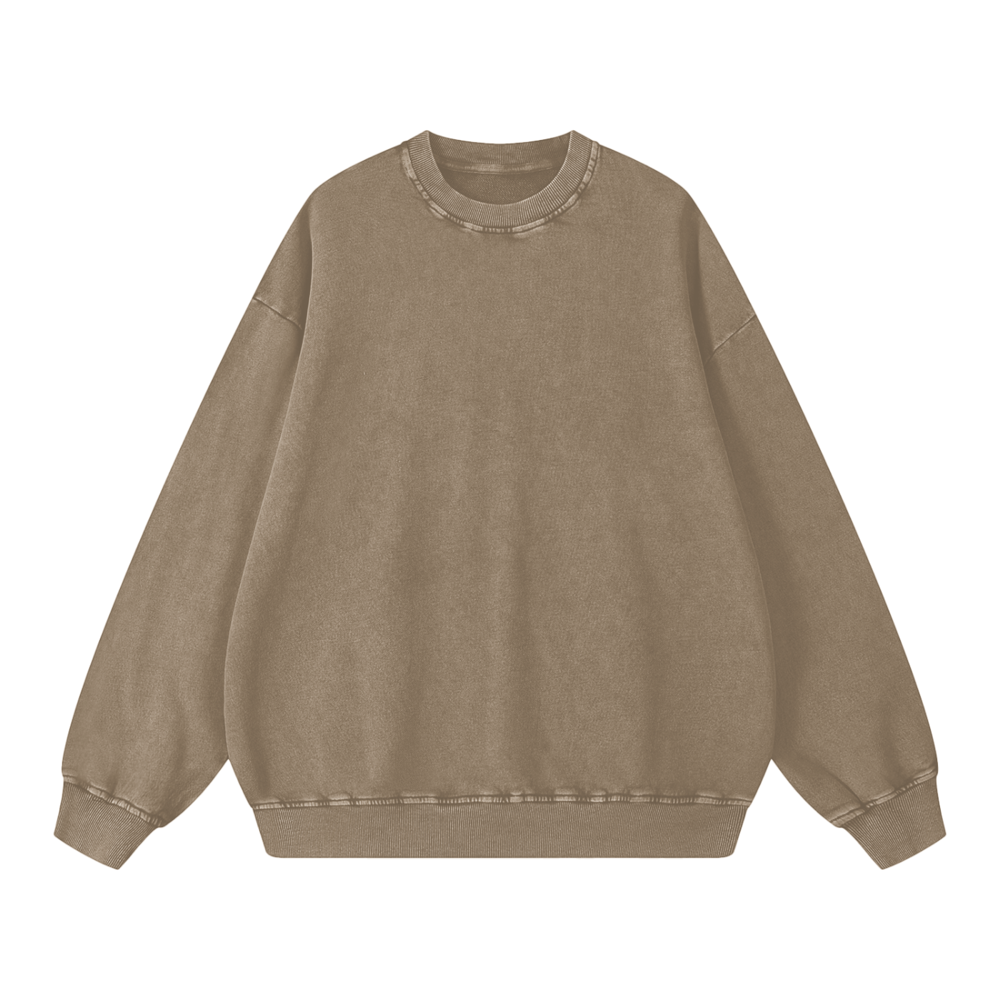 Snow Washed Oversized Sweatshirt – Premium Unisex Heavyweight Streetwear Pullover