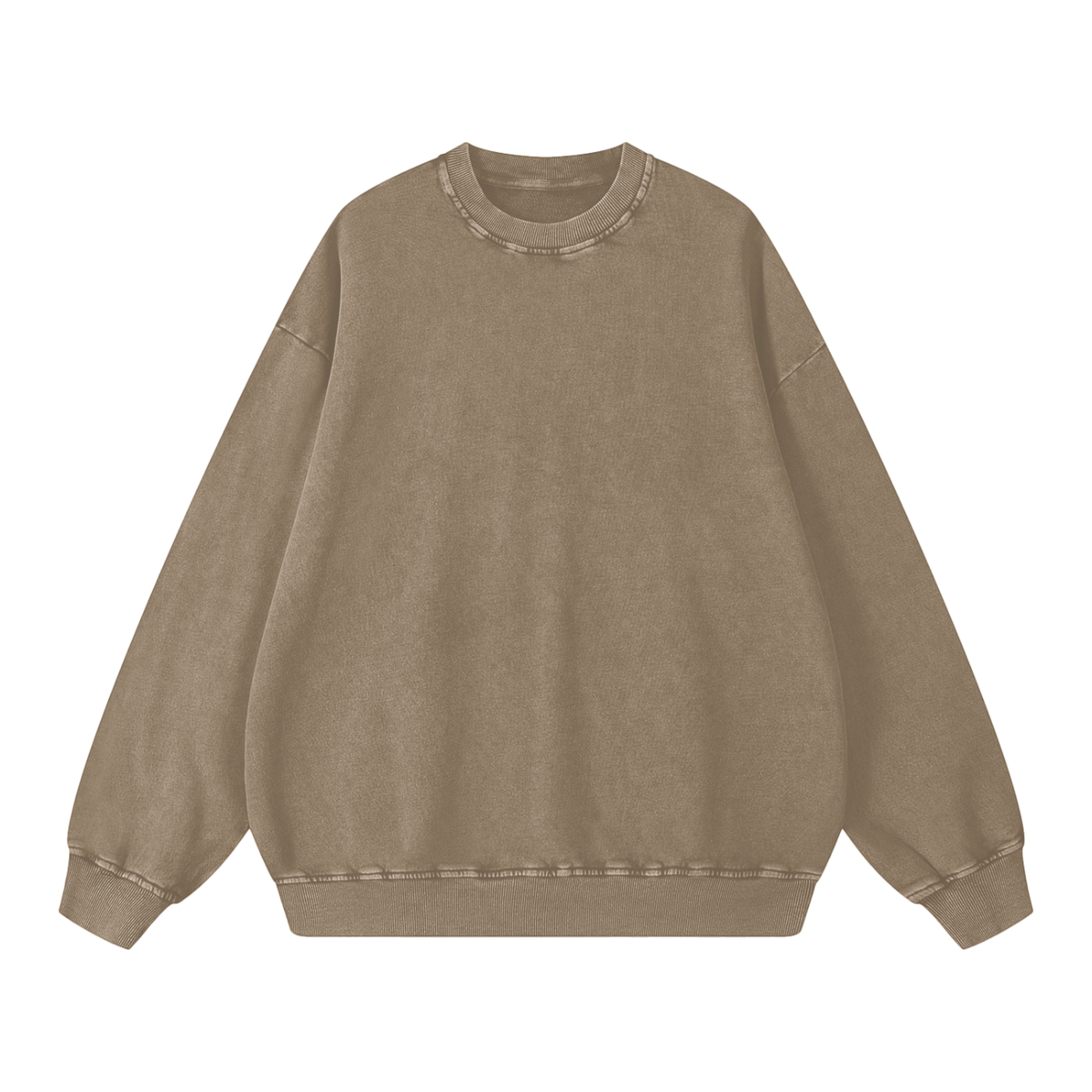 Snow Washed Oversized Sweatshirt – Premium Unisex Heavyweight Streetwear Pullover