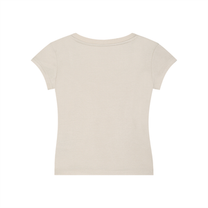 Essential V-Neck Bodycon T-Shirt