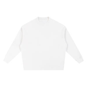 Knitted Round Neck Oversize Sweatshirt