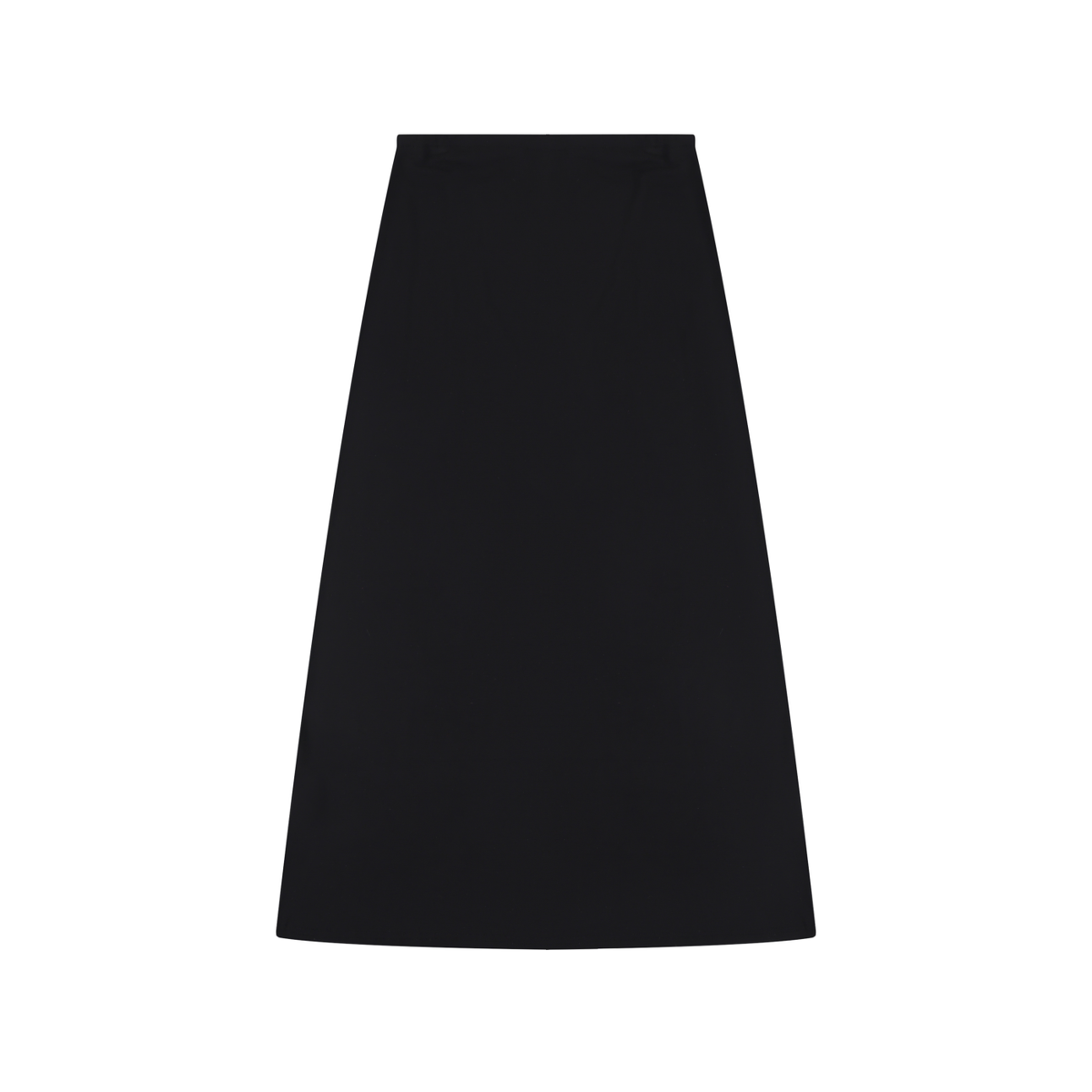 Women's Solid Color Knit Maxi Skirt – High-Waisted Stretch Casual Skirt