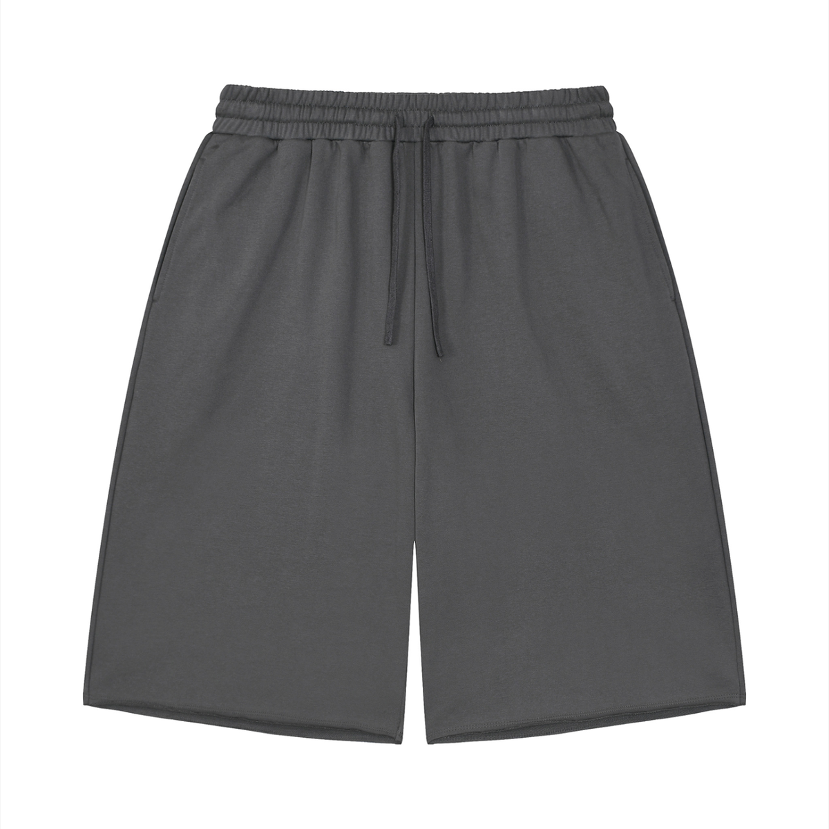 Unisex Loose Raw Edge Shorts