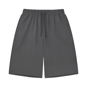 Unisex Loose Raw Edge Shorts