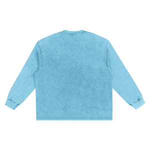 Snow Washed Frayed Edge T-Shirt