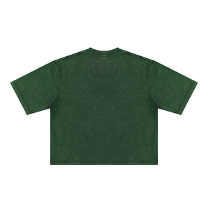 Unisex Heavyweight Mineral Wash Boxy T-Shirt – Premium Oversized Vintage Streetwear Tee