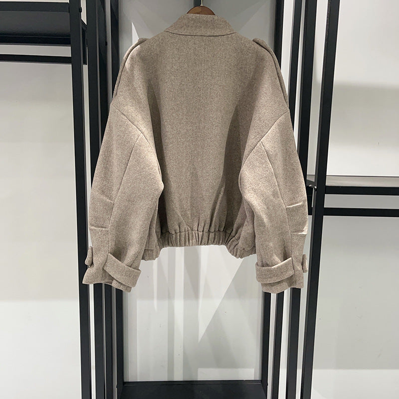 Women's Jacket And Ultra-short Skirt Set