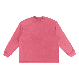 Snow Washed Frayed Edge T-Shirt