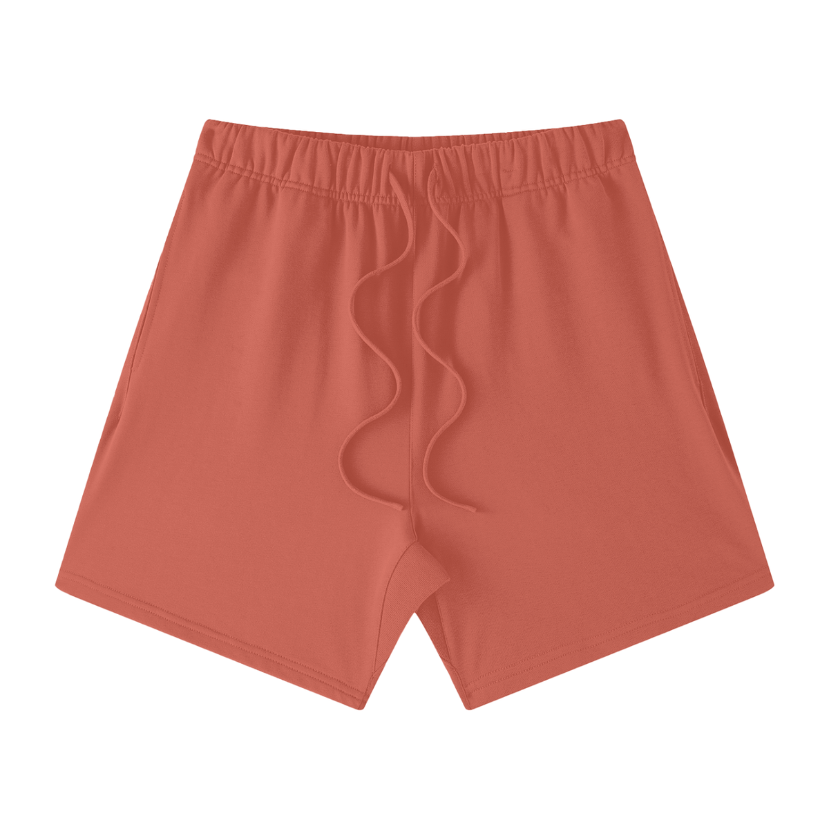 Unisex Earth Tone Loose Fit Cotton Shorts