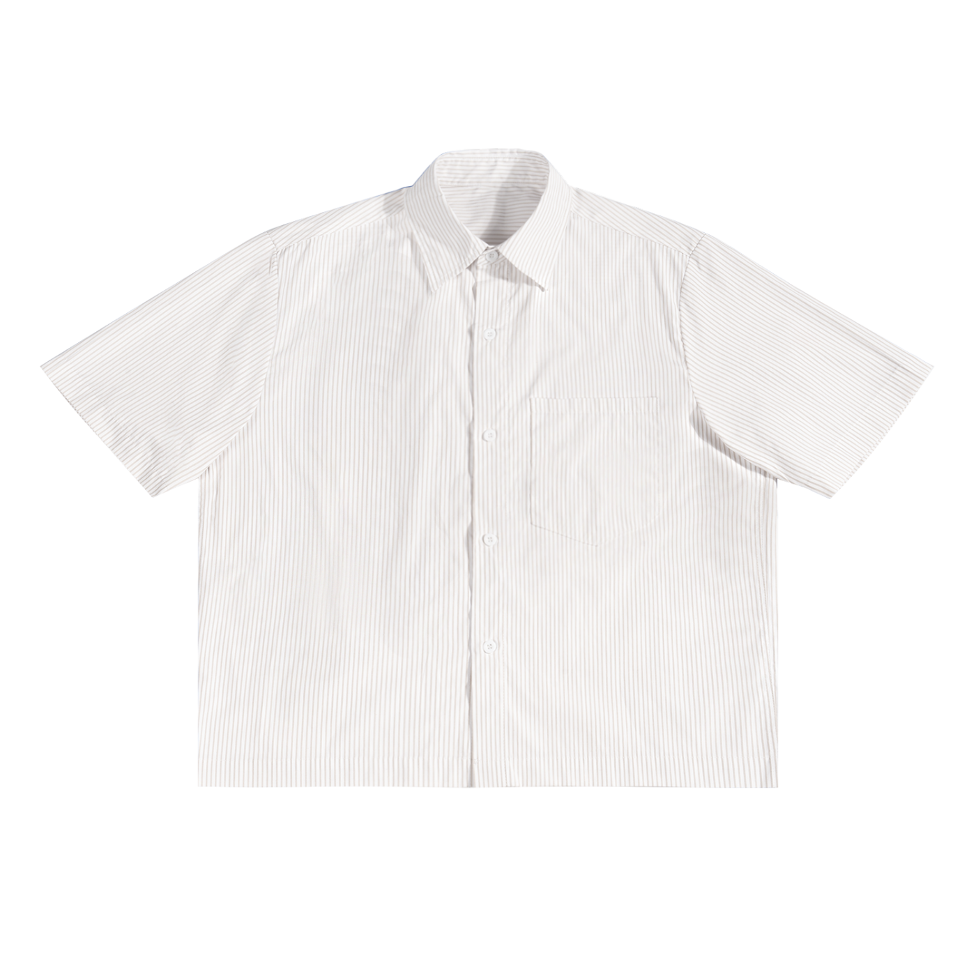 Oversized Vertical Stripe Boxy Shirt