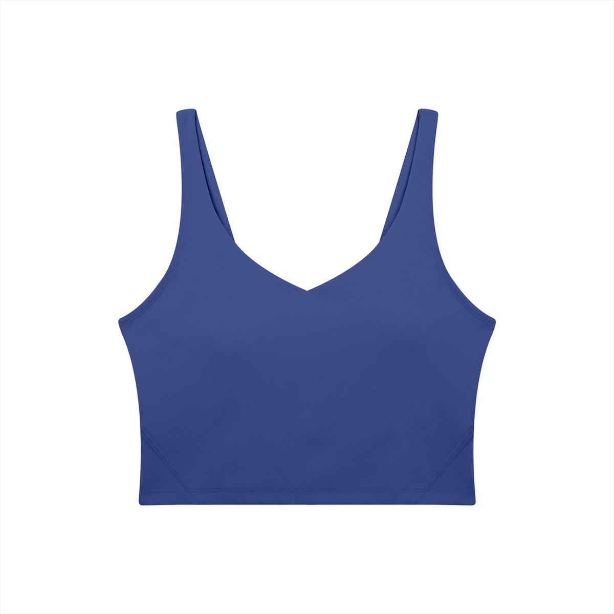 Women's V-Neck Yoga Sports Bra – Seamless Medium Support Workout & Activewear Bra