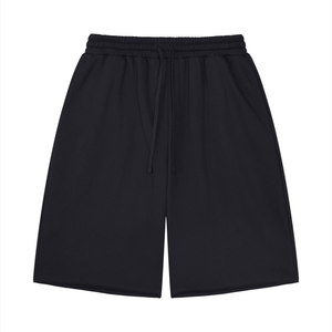 Unisex Loose Raw Edge Shorts