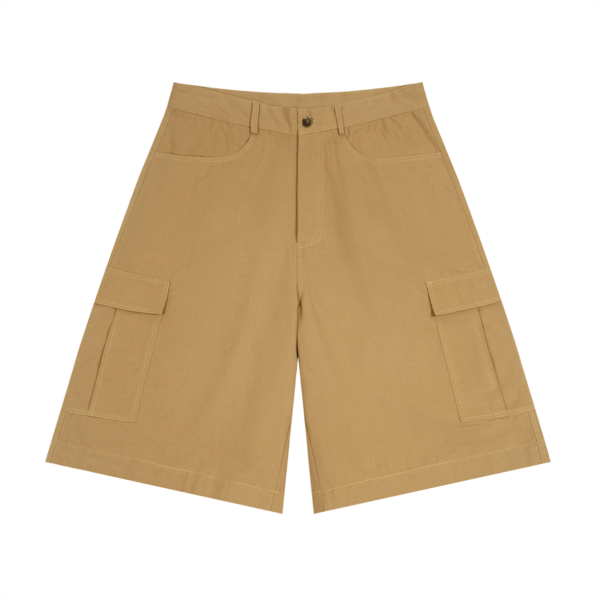 Unisex Woven Cargo Shorts – Relaxed Fit Utility Streetwear Shorts