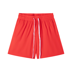 Mesh Drawstring Shorts