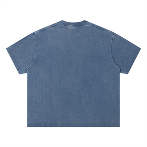 Unisex Vintage Wash Boxy T-Shirt – Oversized Premium Streetwear Tee
