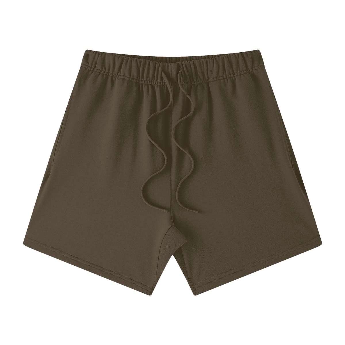 Unisex Earth Tone Loose Fit Cotton Shorts