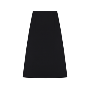 Women's Solid Color Knit Maxi Skirt – High-Waisted Stretch Casual Skirt