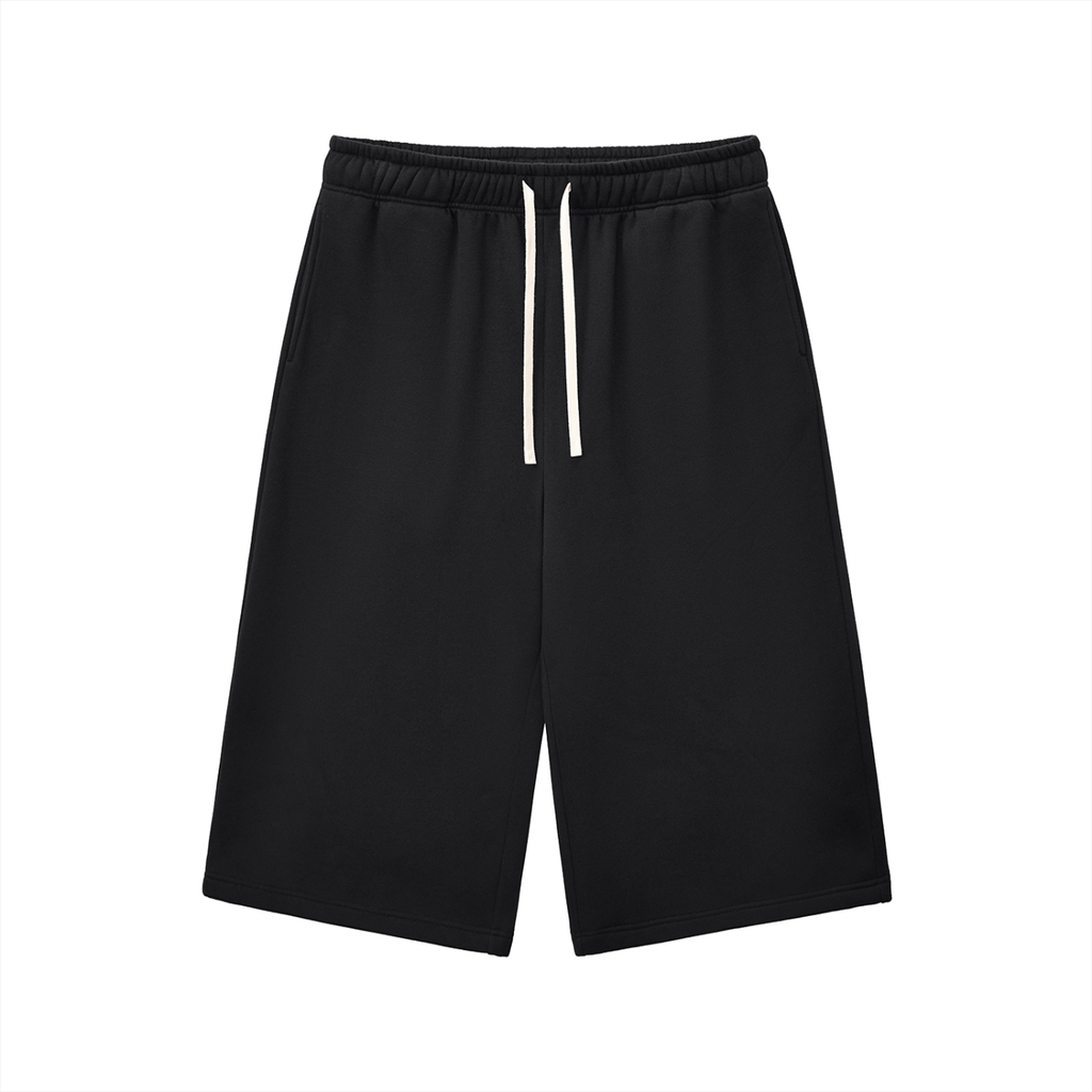 Relaxed Drawstring 3/4 Sweatpants