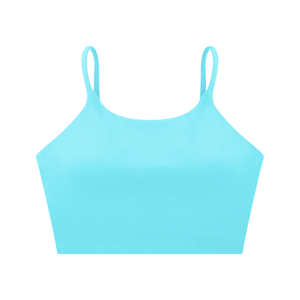 Women's Spaghetti Strap Yoga Sports Bra – Low Impact Activewear Bra
