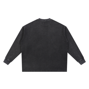 Mineral Wash Waffle Oversized T-Shirt