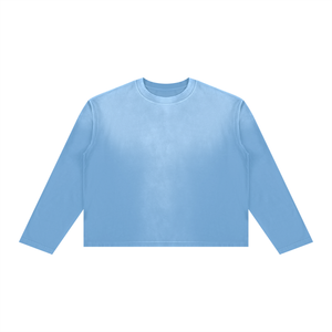 Unisex Sunfade Boxy Long Sleeve T-Shirt