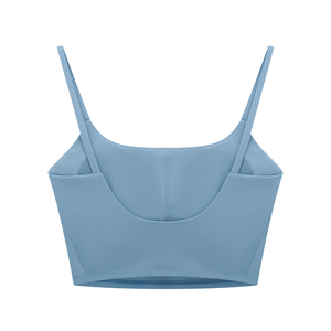 Women's Solid Color Sports Bra – Medium Support Activewear Bra