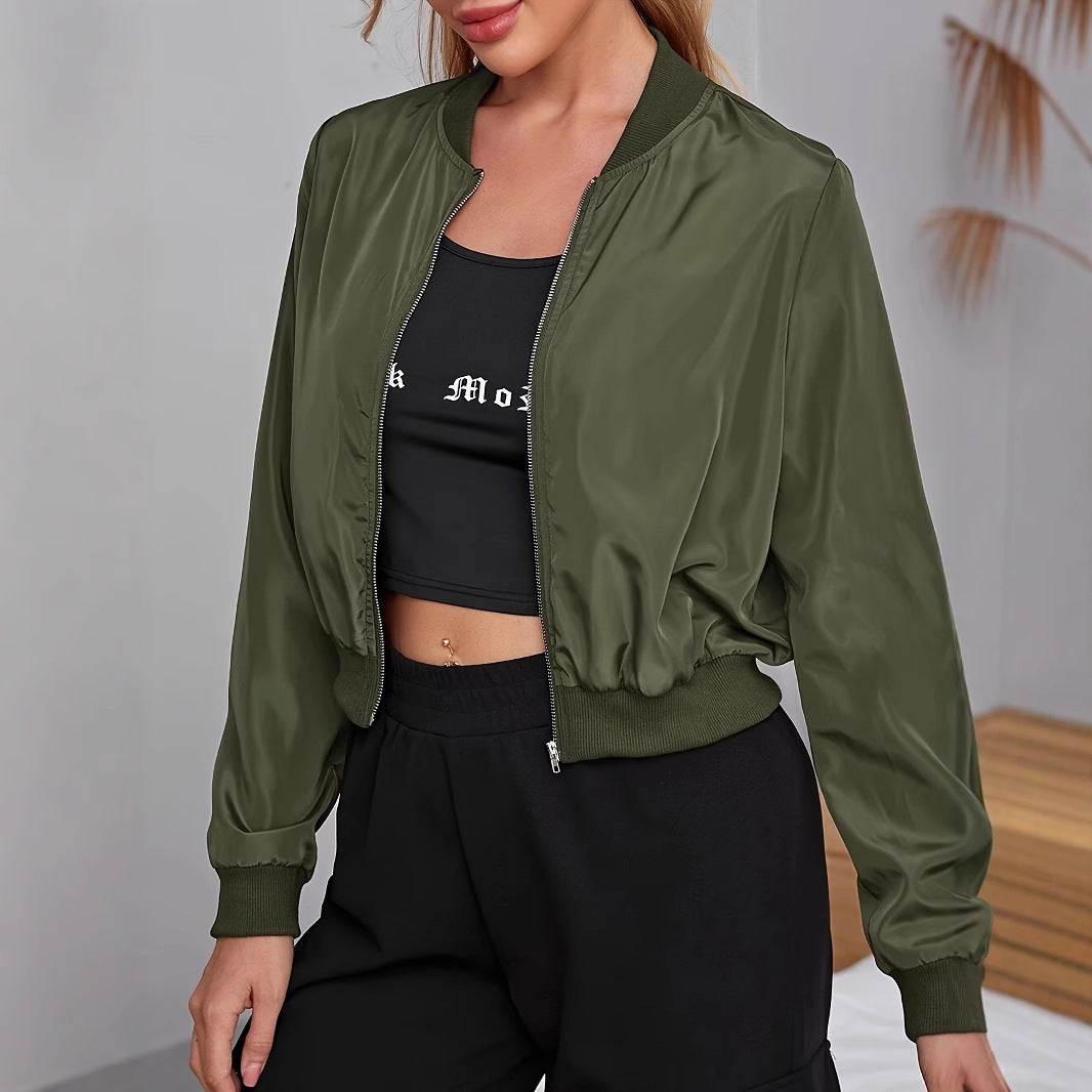 Casual Jacket Niche Zipper Women's Long Sleeve