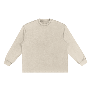 Snow Washed Frayed Edge T-Shirt