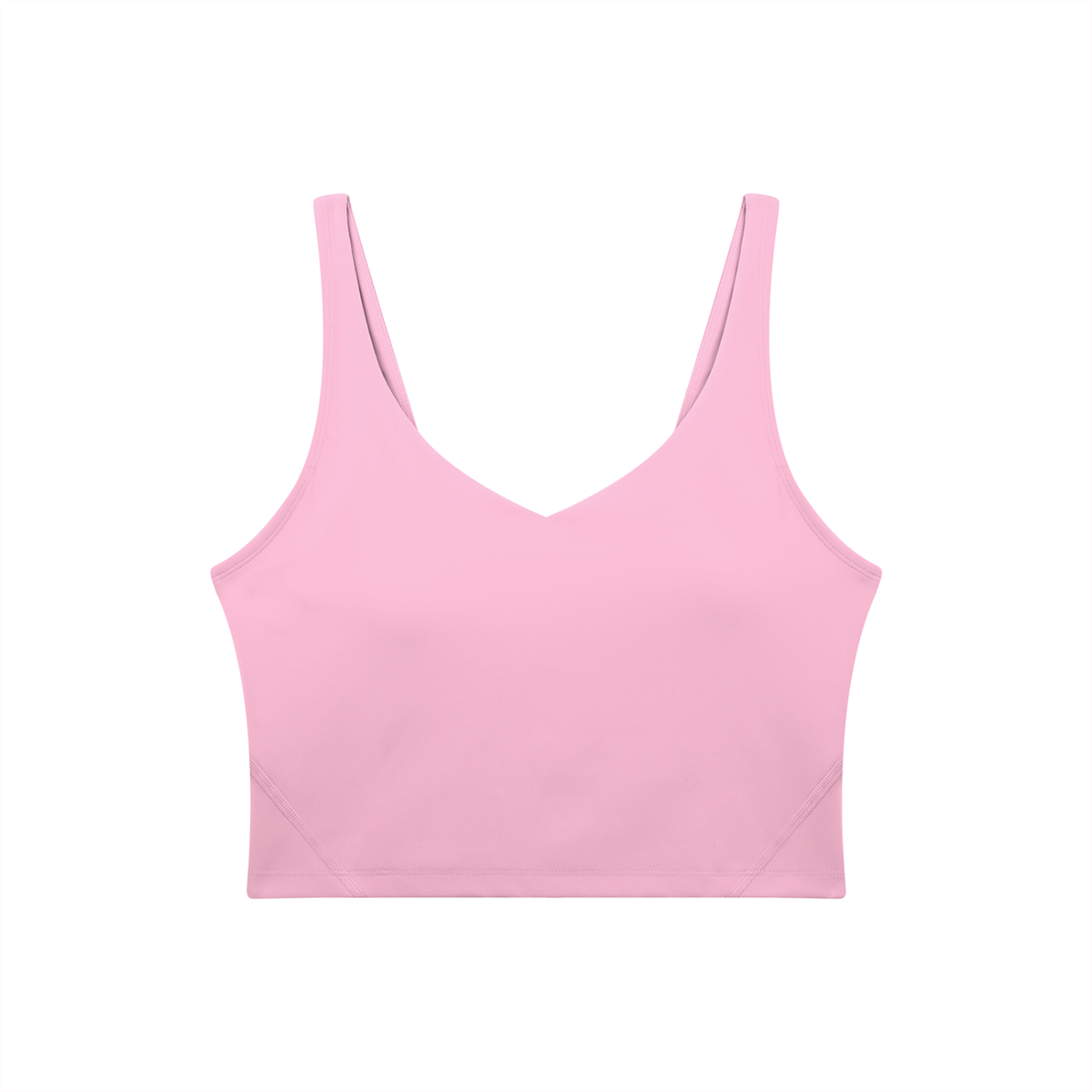 Women's V-Neck Yoga Sports Bra – Seamless Medium Support Workout & Activewear Bra