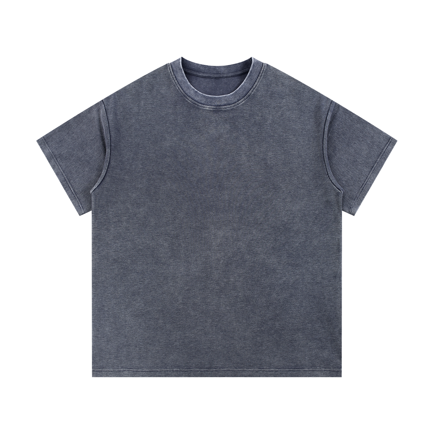 Mineral Wash Waffle Knit T-Shirt