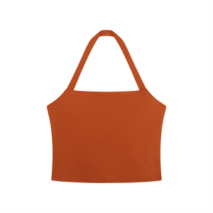 Women's Halter Crop Sports Bra – Medium Support Activewear Bra