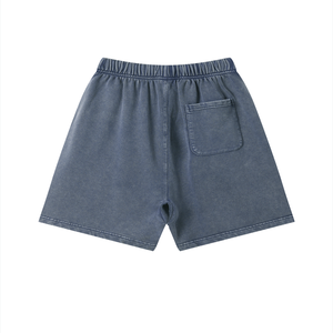 Unisex Vintage Wash Cotton Shorts – Relaxed Fit Streetwear Shorts