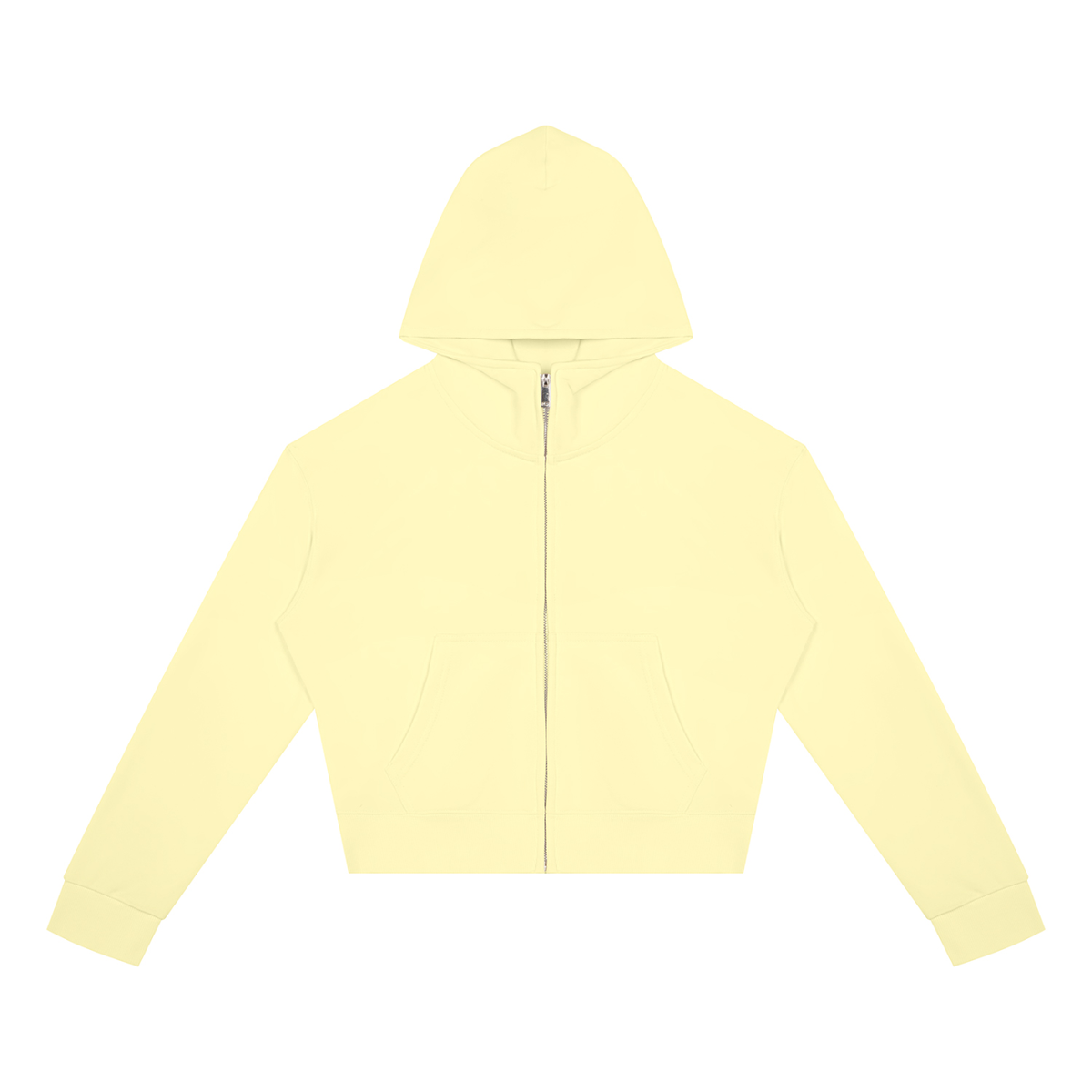 Women's Crop Full Zip Hoodie