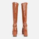 Tall Chunky Heel Over-the-Knee Stretch Boots – Bold, Sleek & Elevated | MYN2O