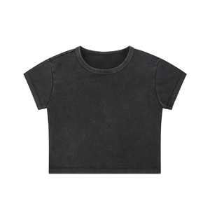 Snow Washed Crop Top
