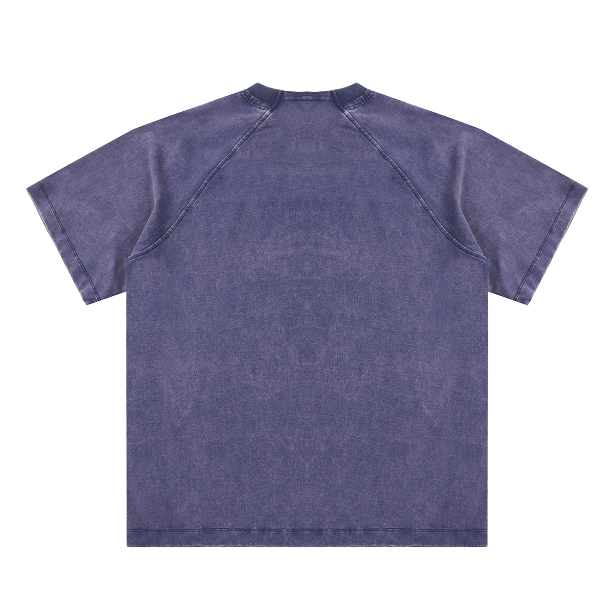 Vintage Washed Raglan Cotton T-Shirt