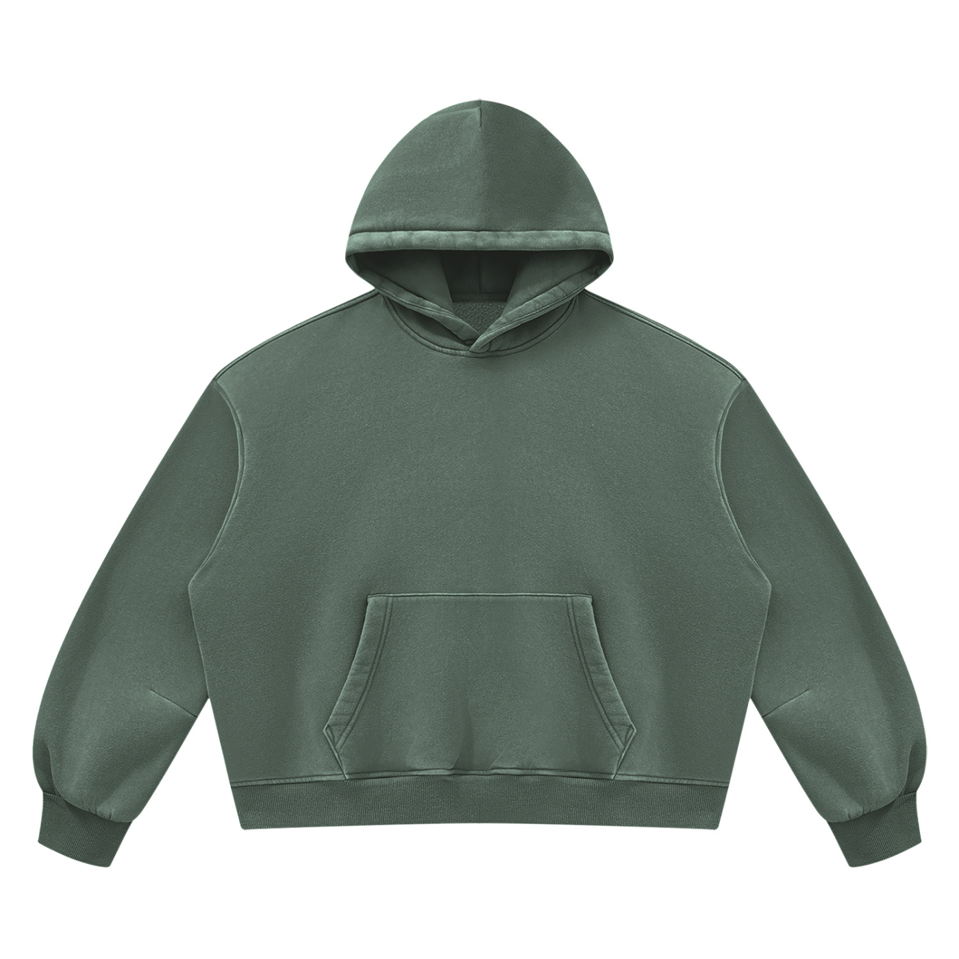 Unisex Vintage Wash Boxy Fleece Hoodie
