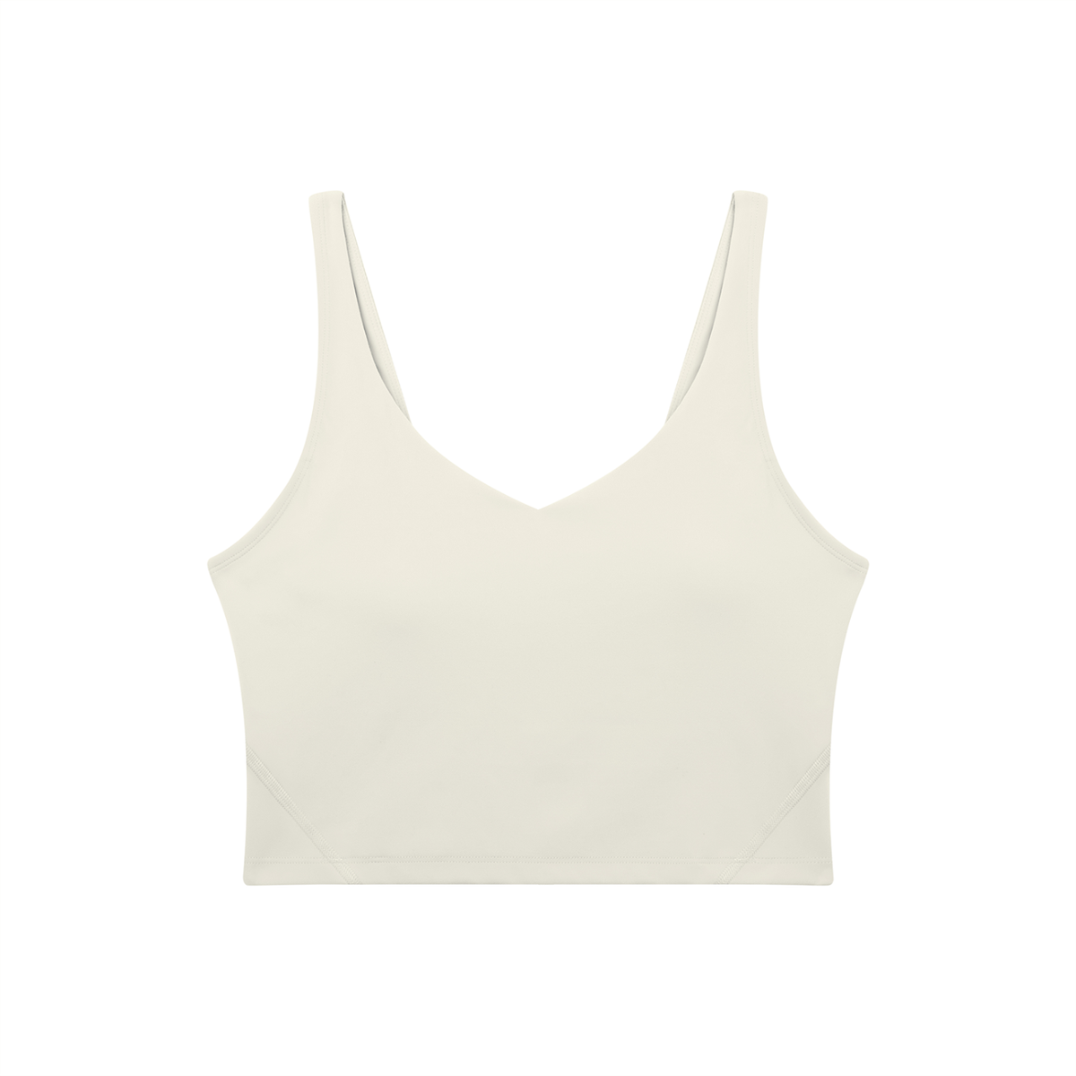 Women's V-Neck Yoga Sports Bra – Seamless Medium Support Workout & Activewear Bra