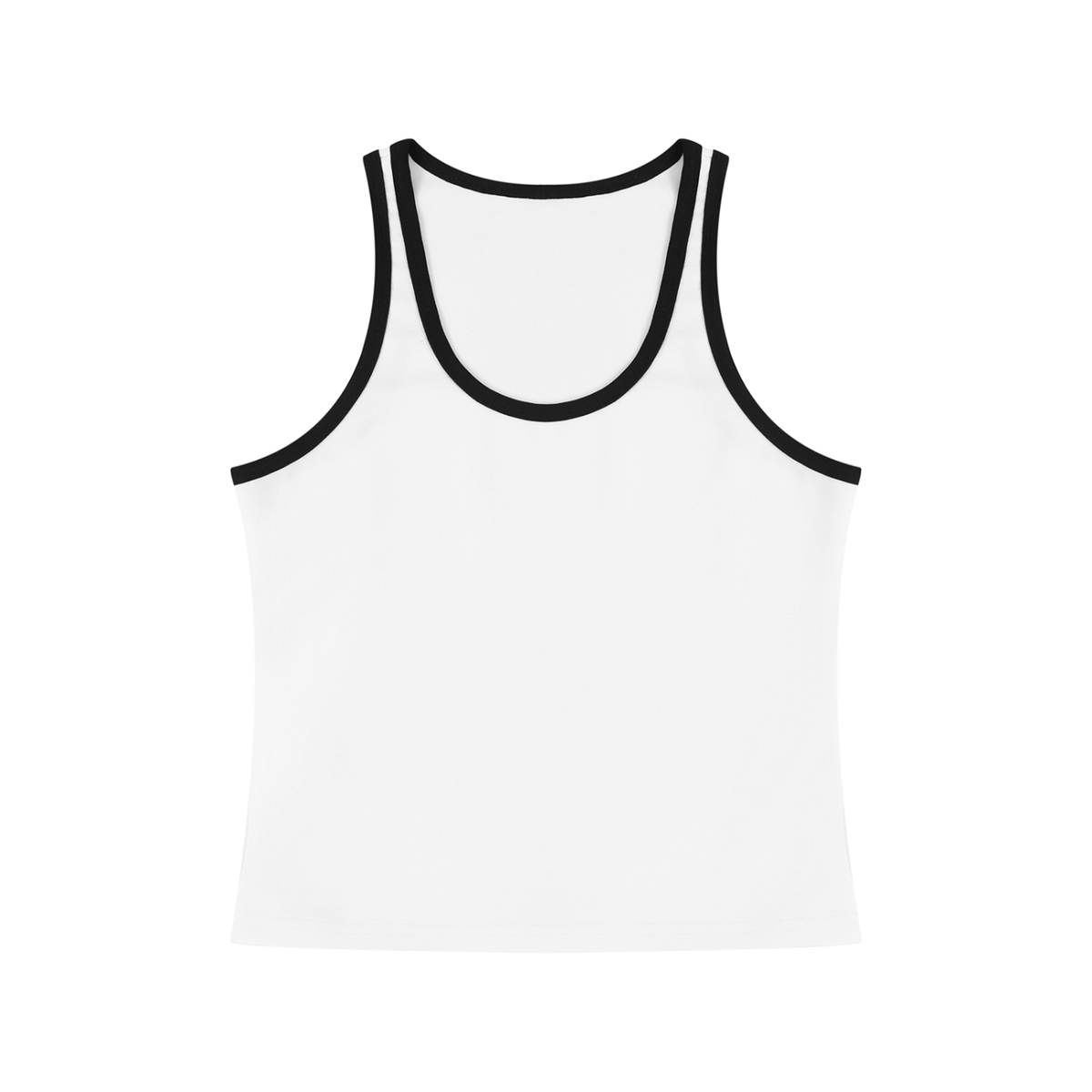 Women's Color Block Cropped Tank Top – Athletic Sleeveless Activewear Top