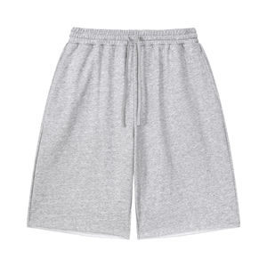 Unisex Loose Raw Edge Shorts