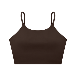 Women's Spaghetti Strap Yoga Sports Bra – Low Impact Activewear Bra
