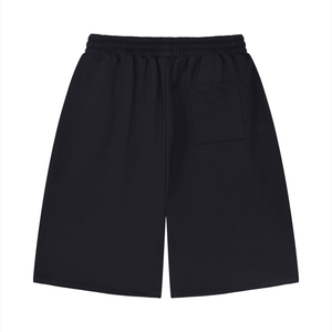 Unisex Loose Raw Edge Shorts