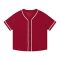 Contrast Piped Button-Up Jersey