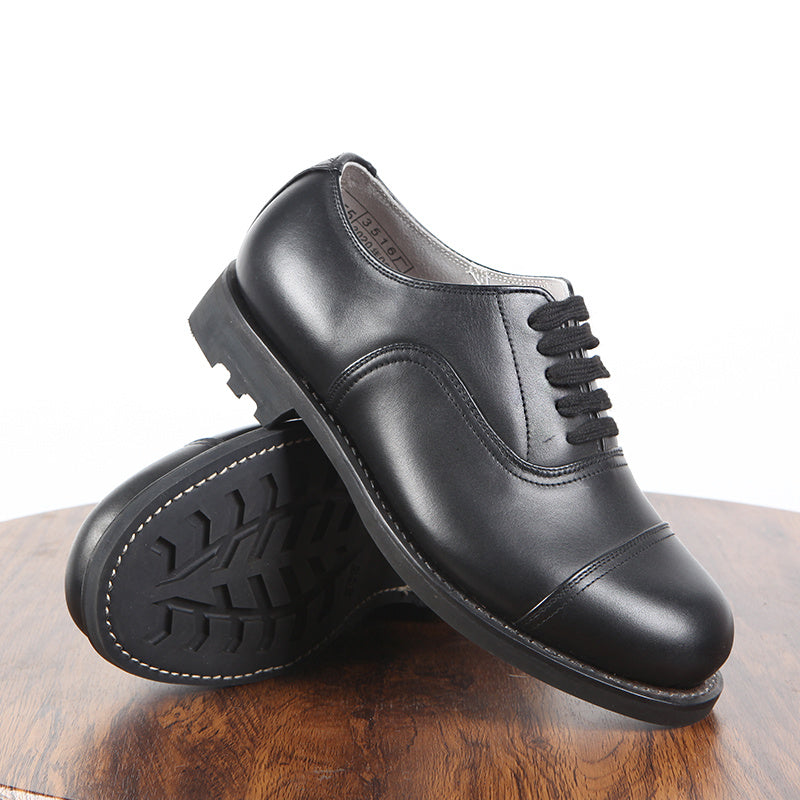 Three Connector Lace-Up Leather Shoes – Classic Formal Shoes | MYN2O

